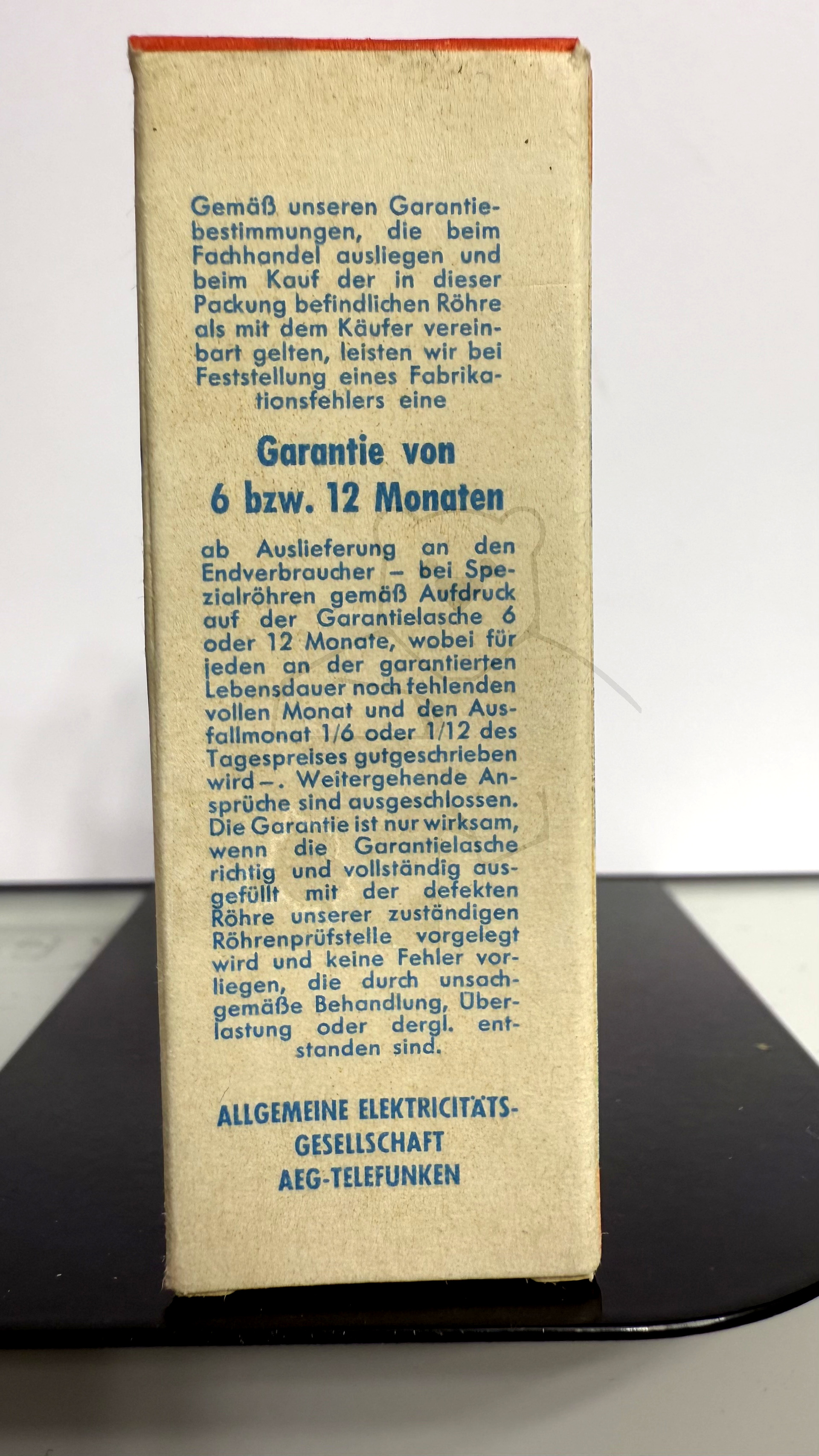 Röhre ECH84 #6716 Verpackung Bild 3