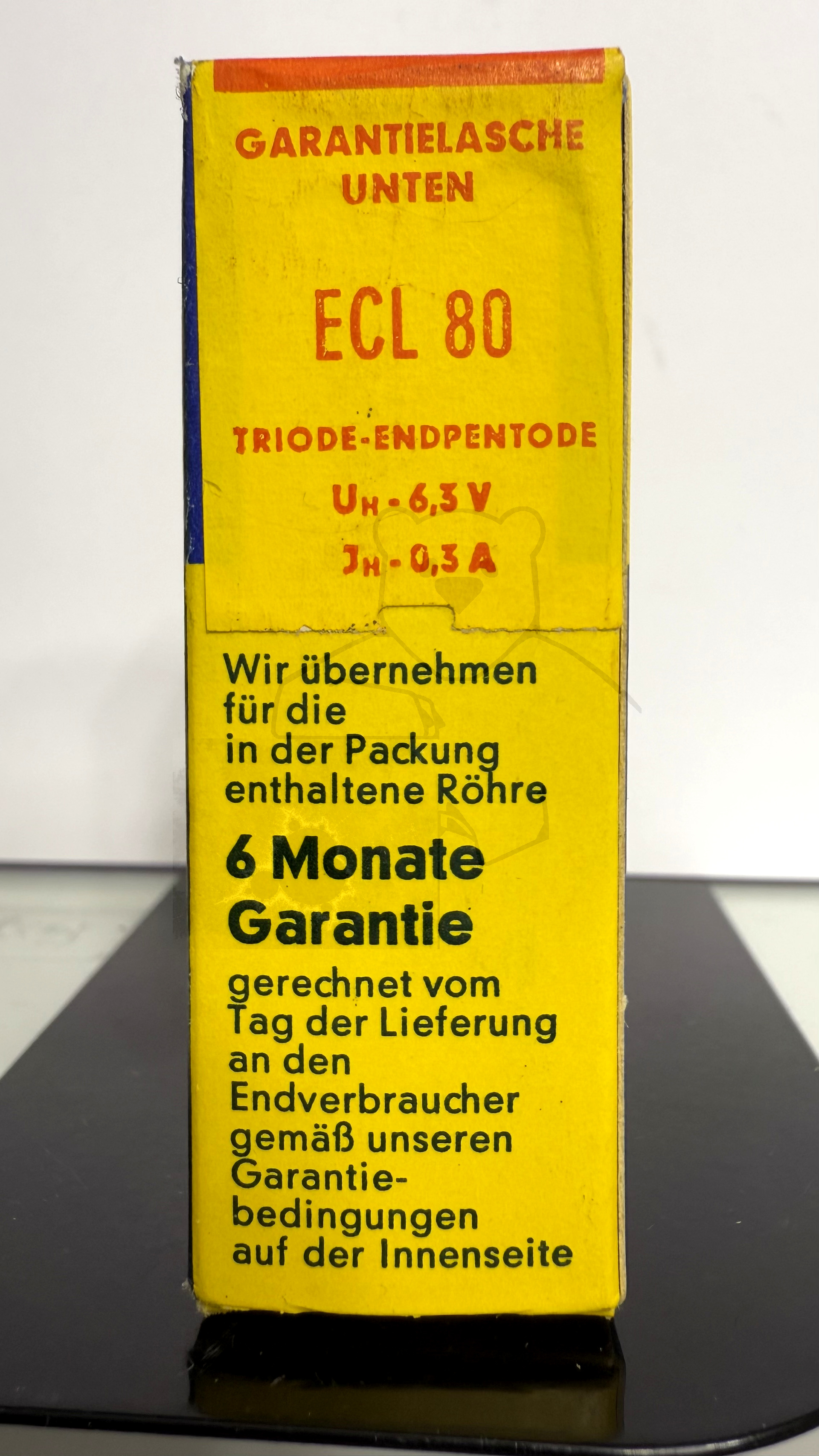 Röhre ECL80 #5926 Verpackung Bild 2