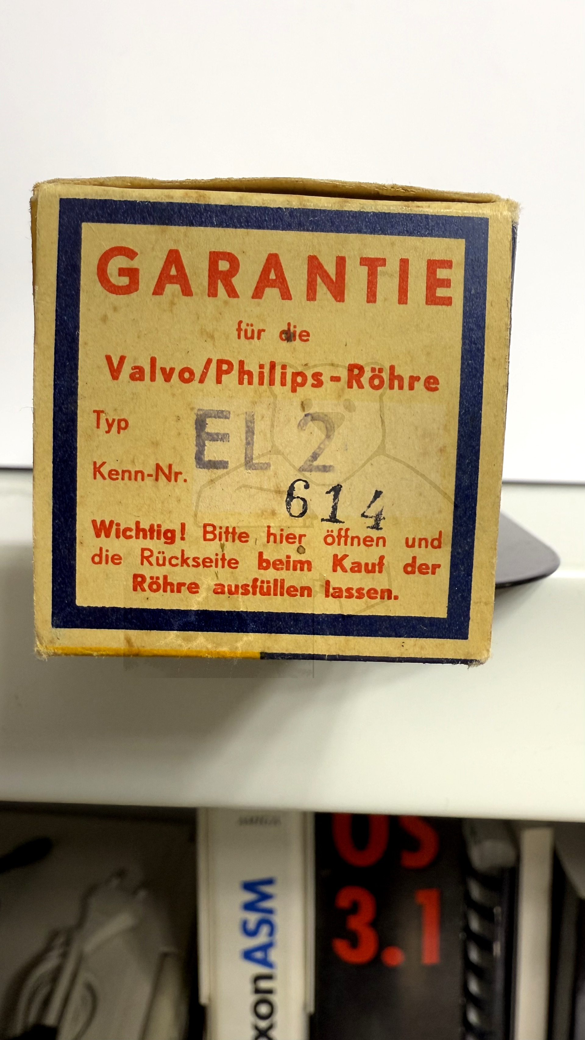 Röhre EL2 #8009 Verpackung Bild 6