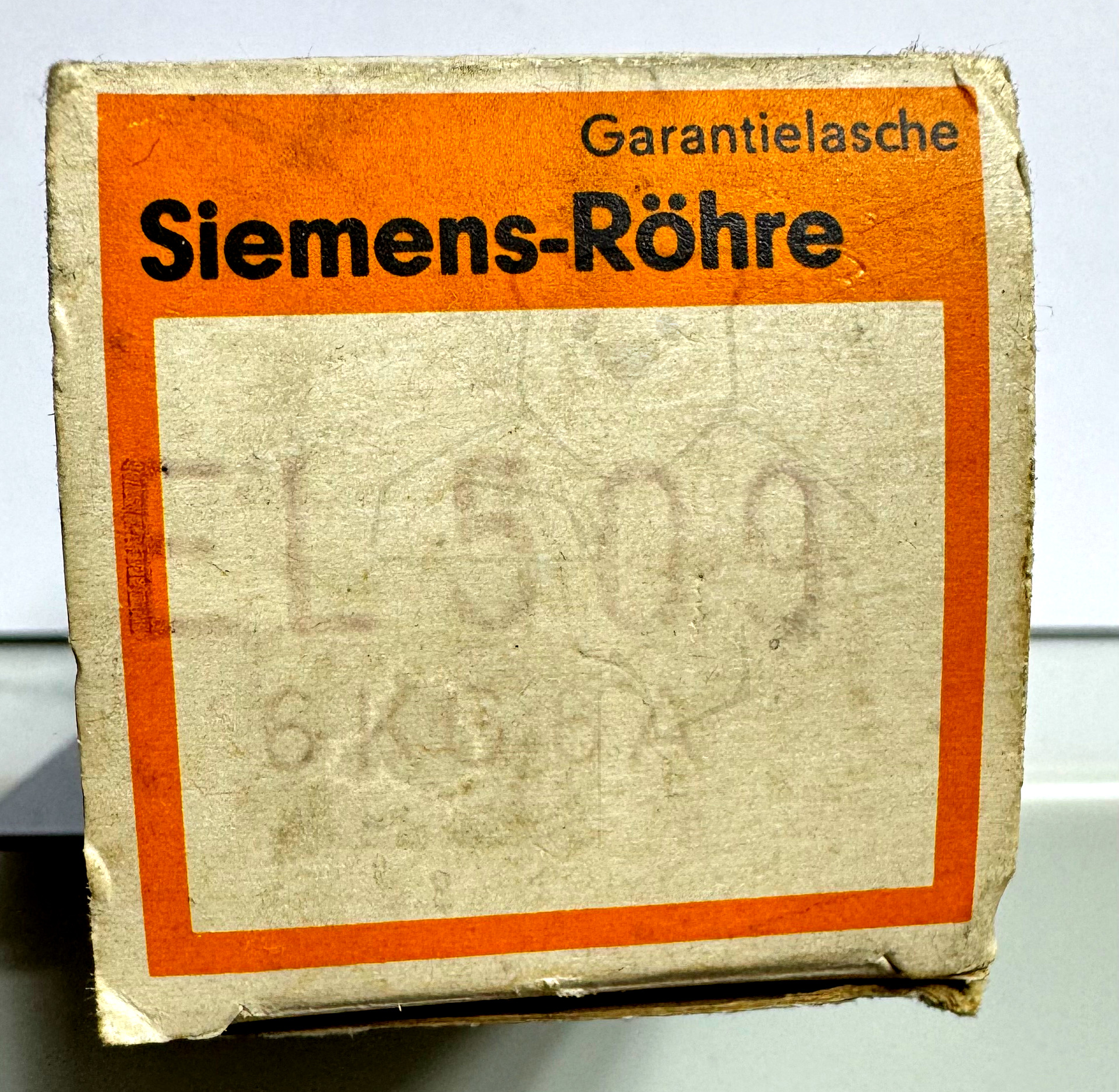 Röhre EL509 #3101 Verpackung Bild 3