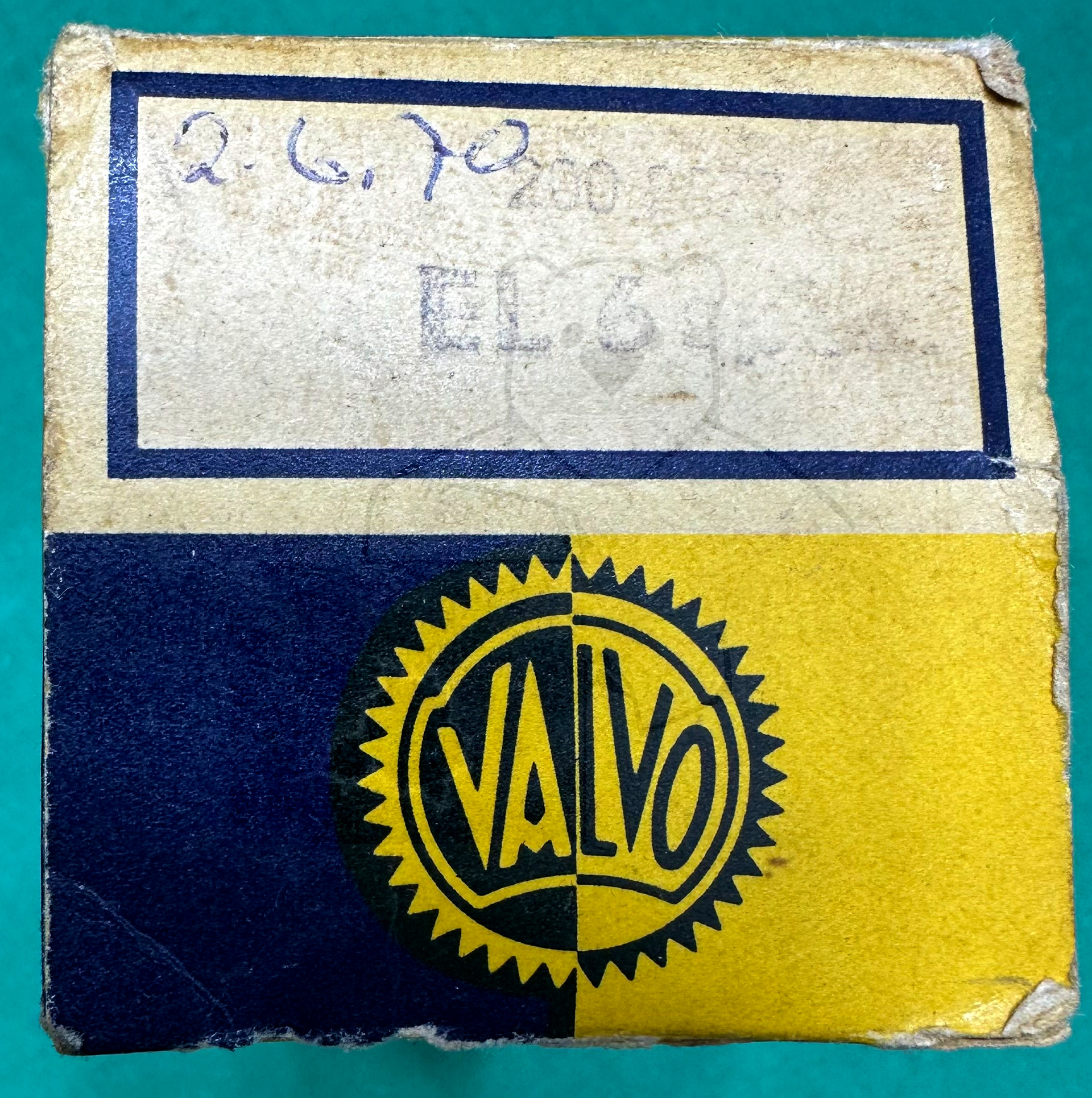 Röhre EL6 Spez. #7230 Verpackung Bild 4