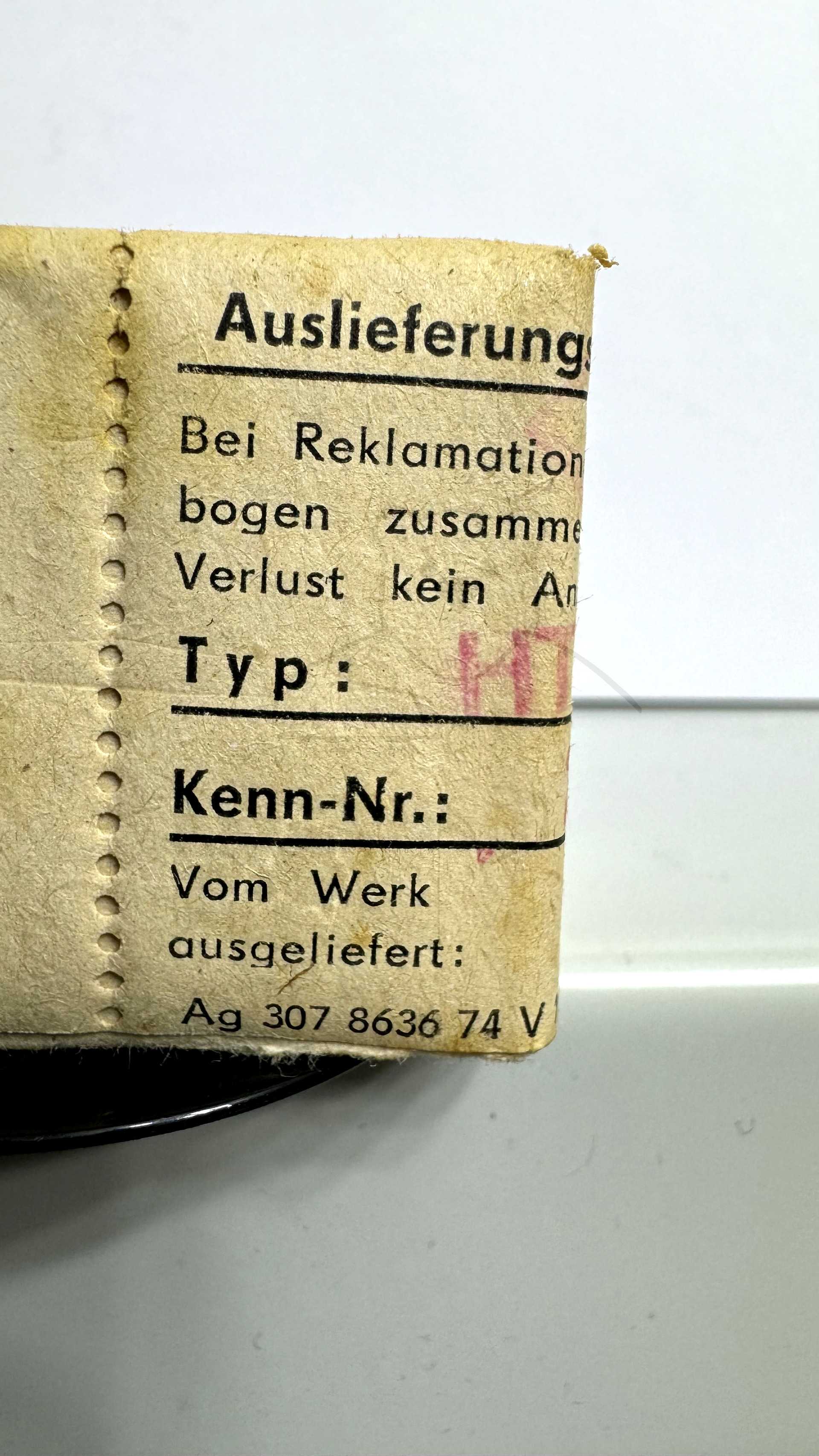 Röhre HT323S #4799 Verpackung Bild 5