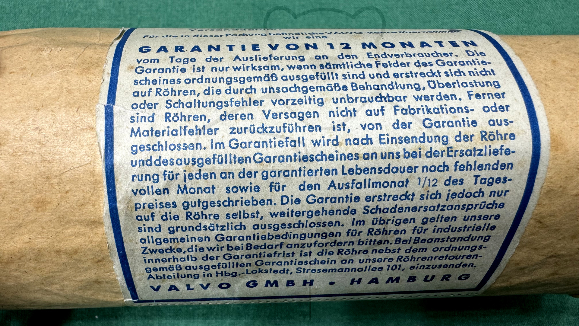 Röhre R120B #4813 Verpackung Bild 3