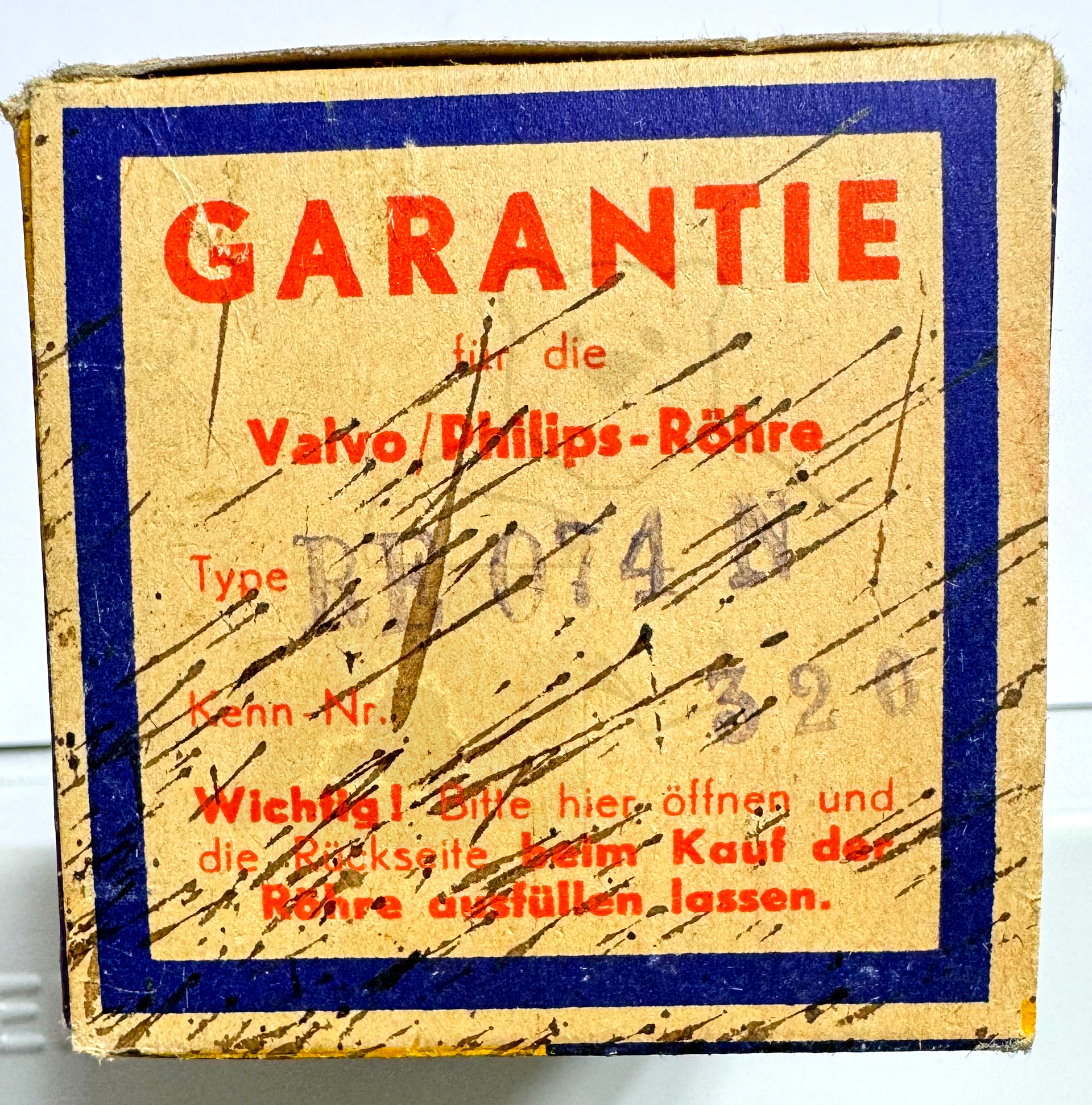 Röhre RE074n #6376 Verpackung Bild 5