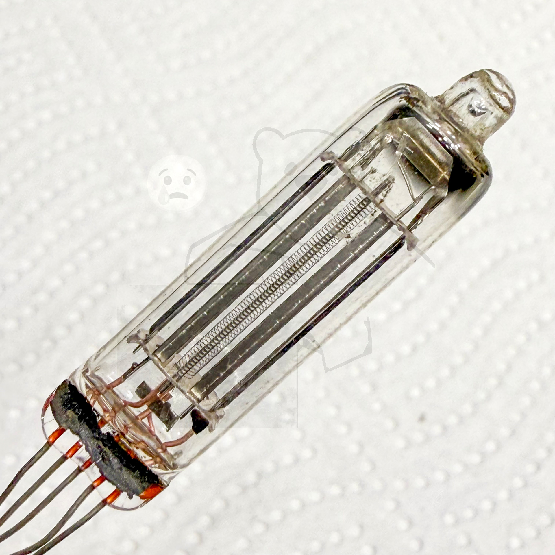 Unbekannte Subminiaturroehre, Flach, 5pol #7639 Bild 2