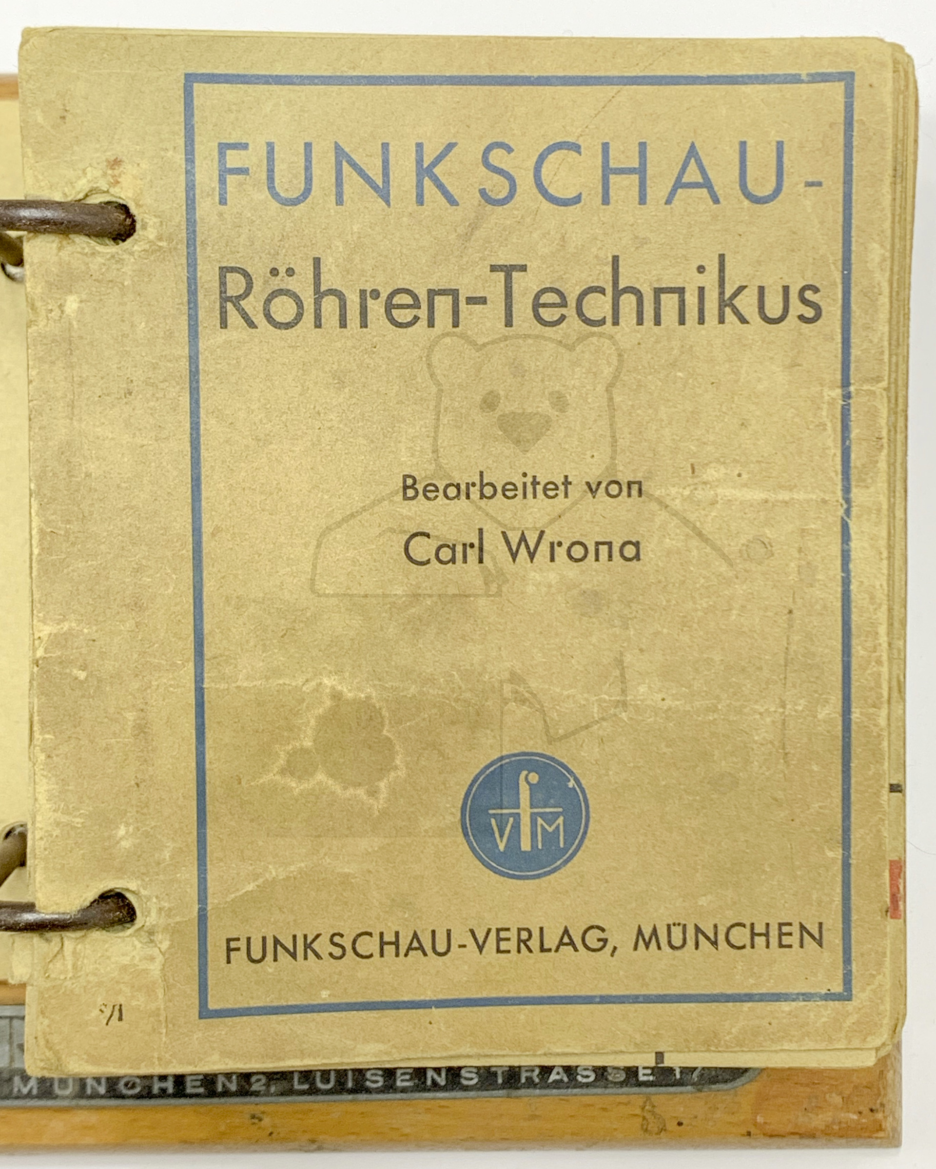Funkschau Röhren Technikus (1943) - Titelblatt