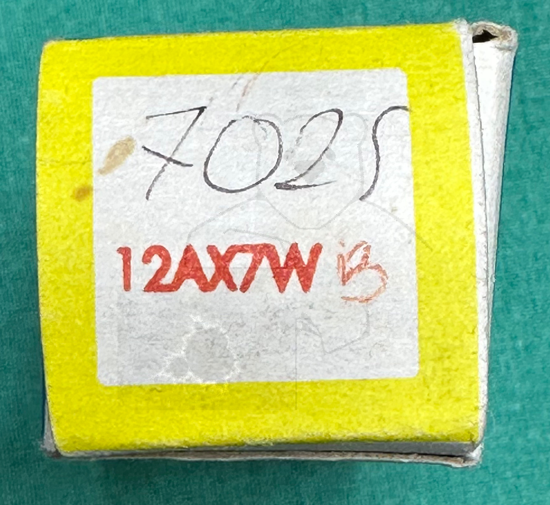 Röhre 12AX7WB #1828 Verpackung Bild 4