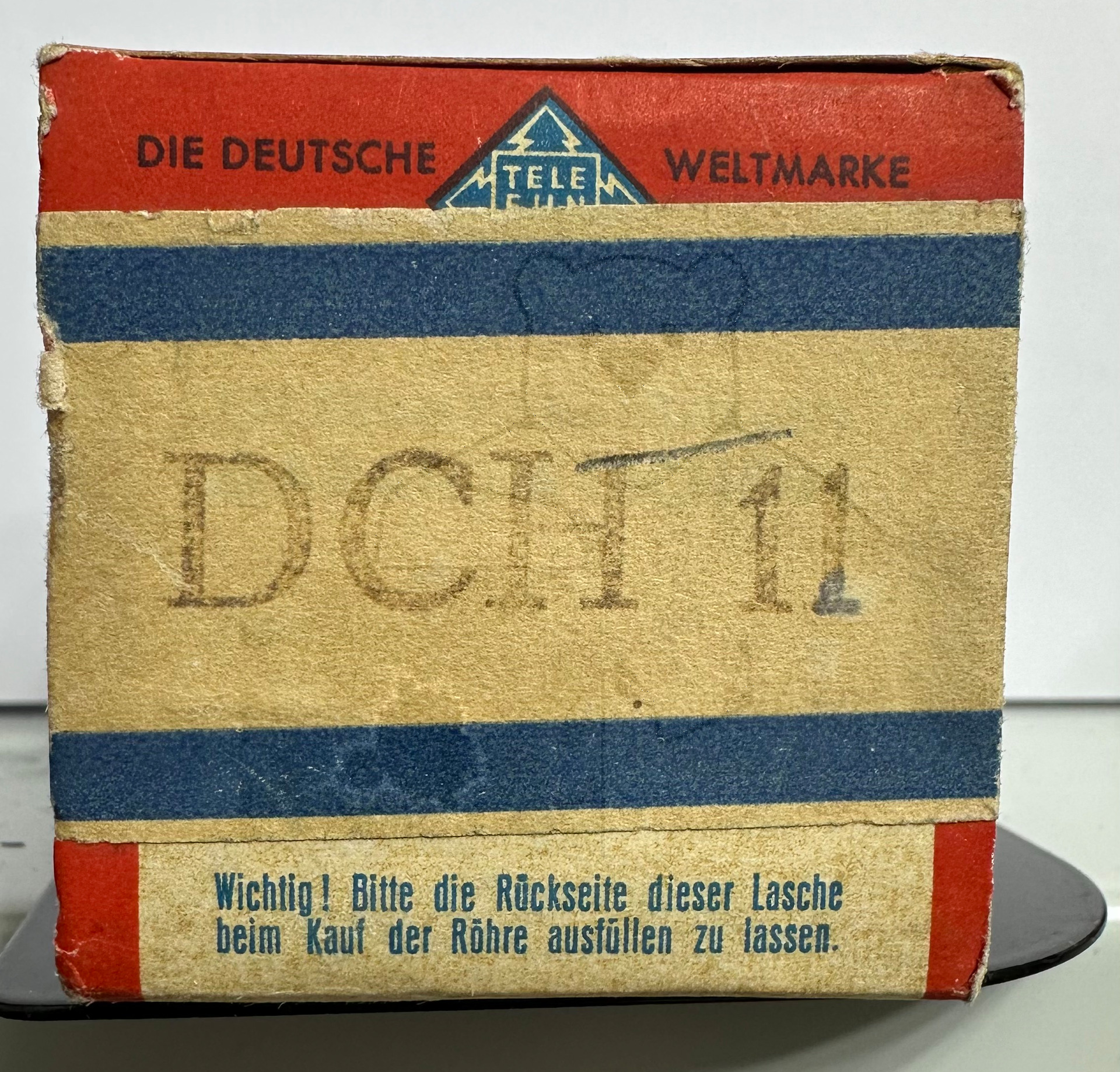 Röhre DCH11 #4810 Verpackung Bild 1