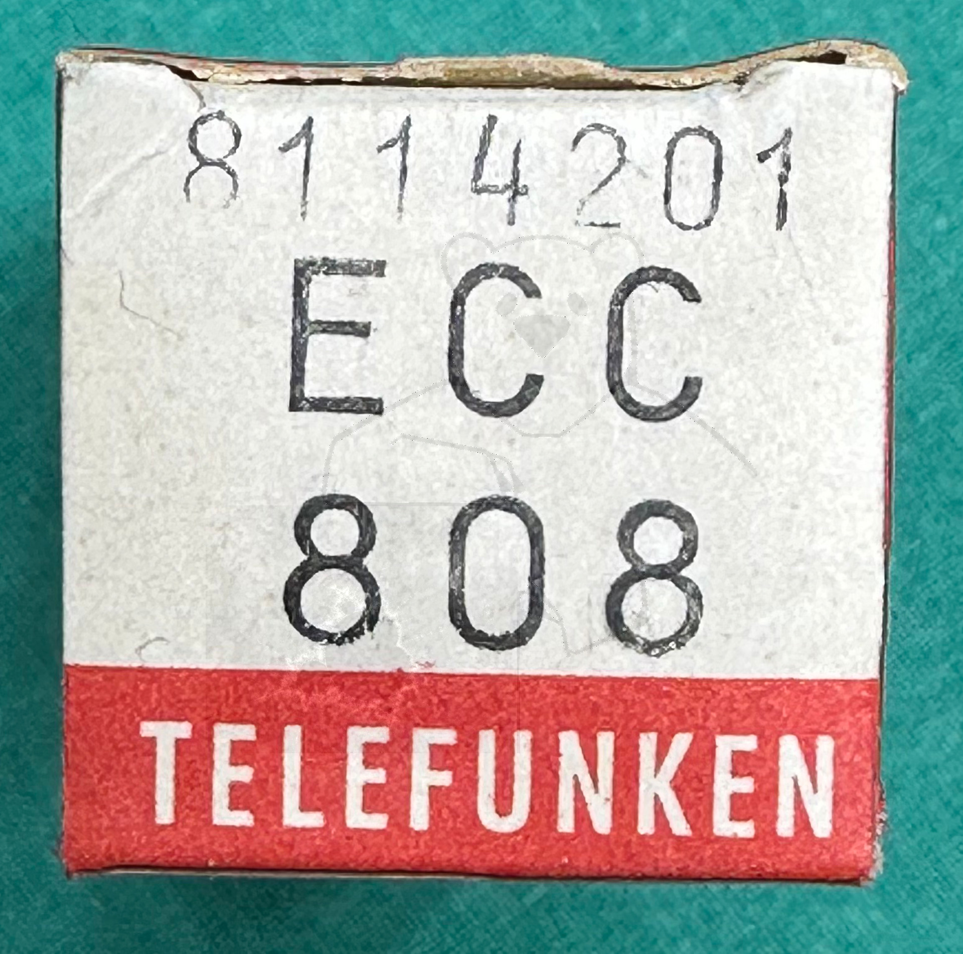 Röhre ECC808 #1927 Verpackung Bild 1