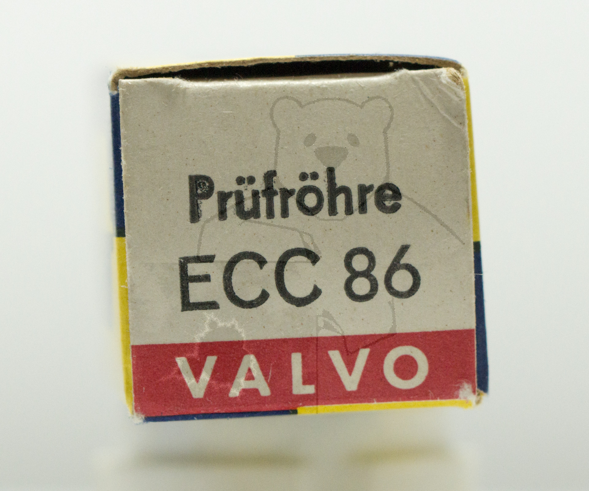 Röhre ECC86 #3938 Prüfröhre Verpackung Bild 2