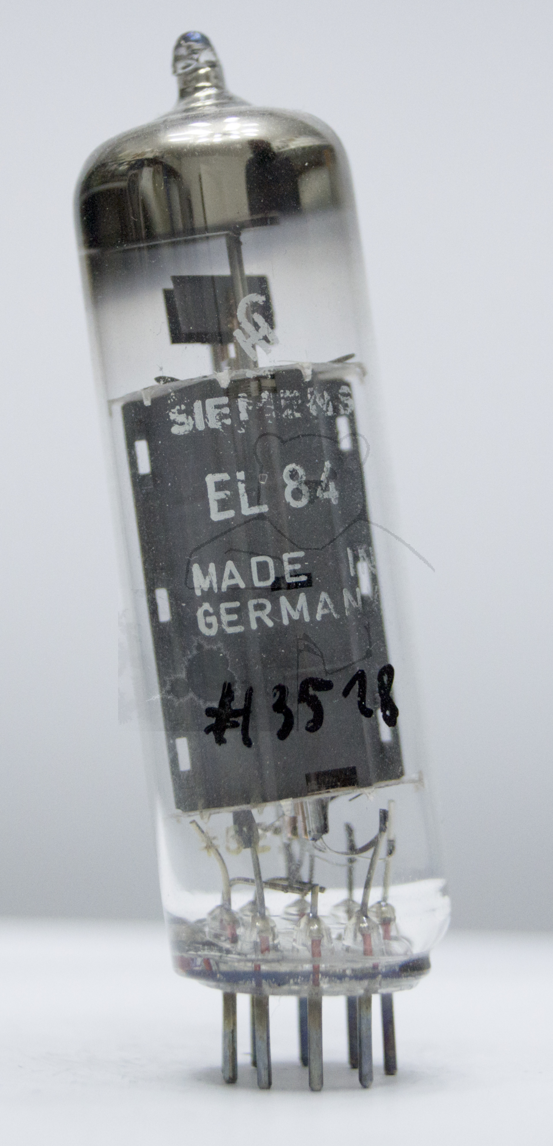 Röhre EL84 #3518 'Der Schiefe Turm von Siemens'