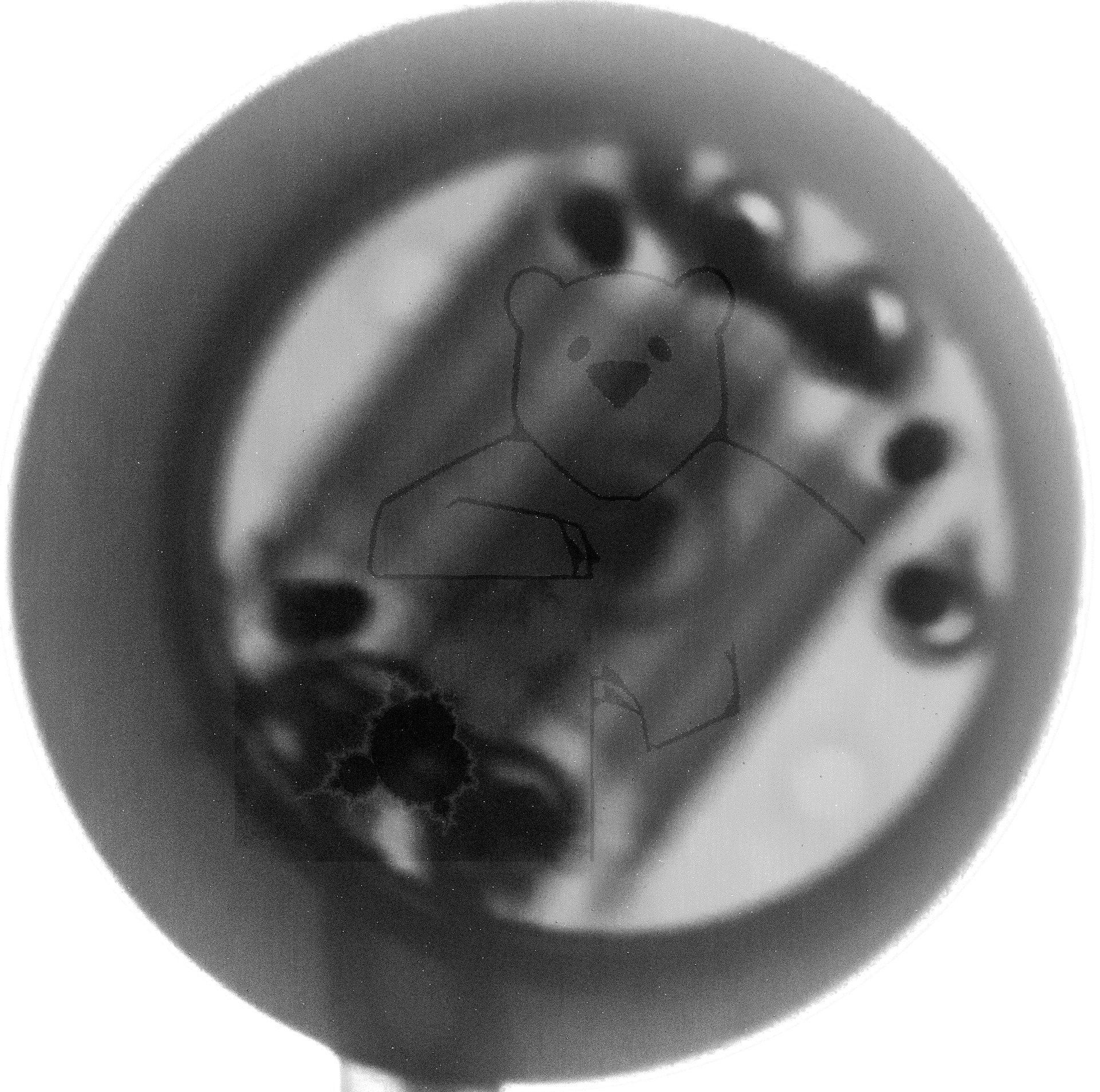 Röhre KT211 (Stahlröhrensockel, 8pol) #8401 Bild 5 - Röntgenbild