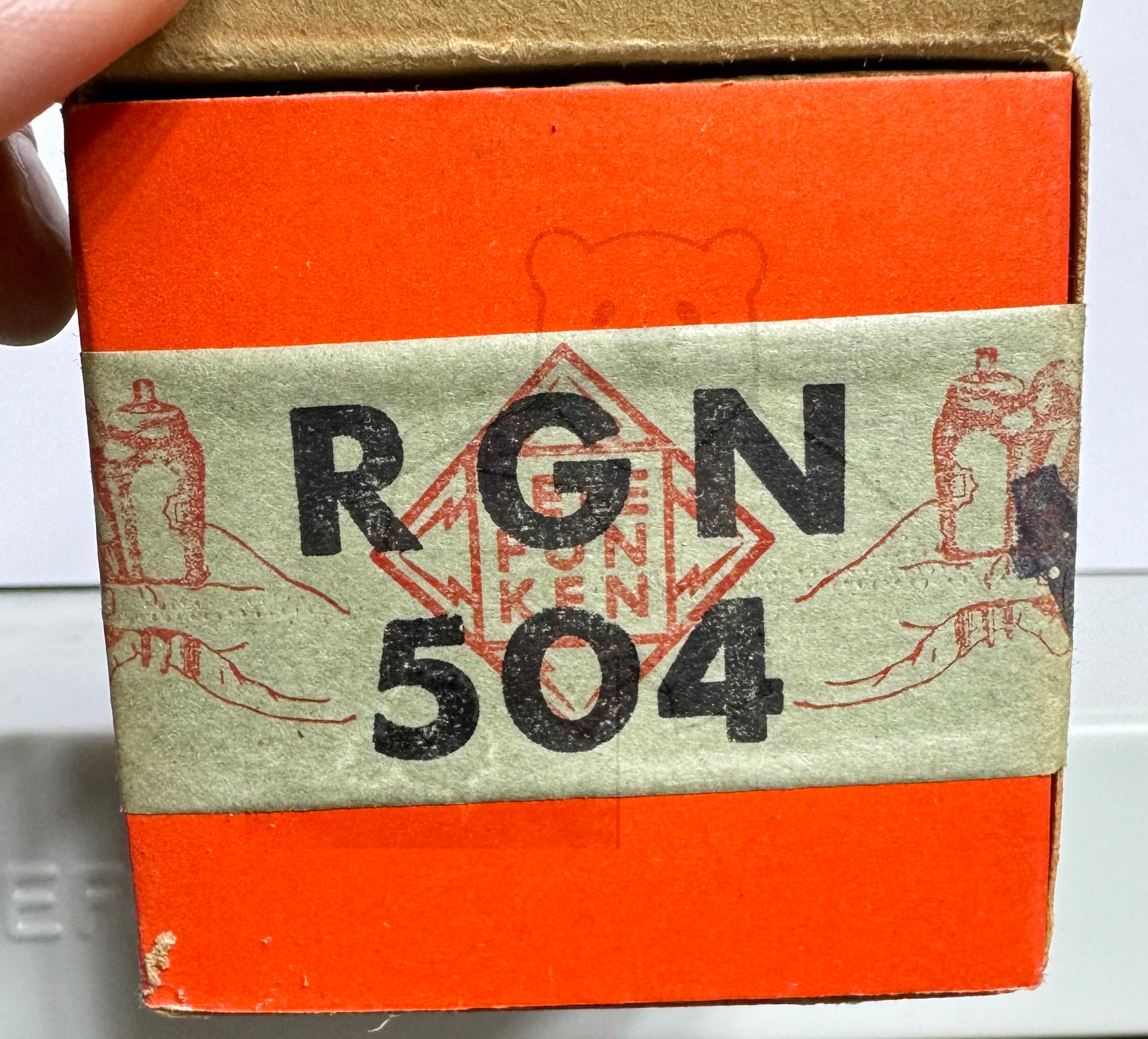 Röhre RGN504 #6663 Verpackung Bild 1
