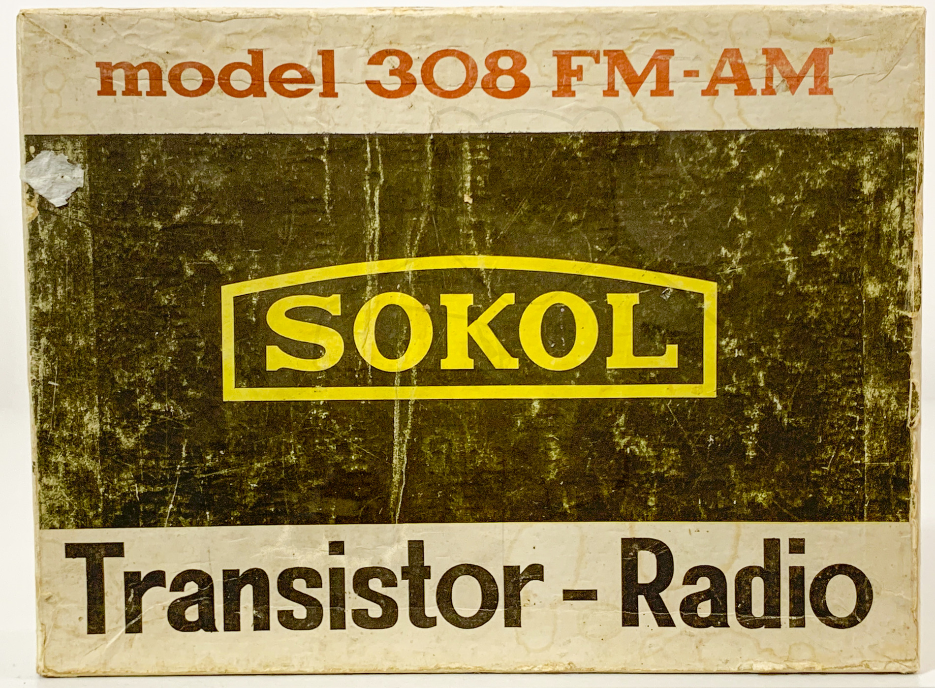 Sokol Model 308 FM-AM - Verpackung Vorderseite